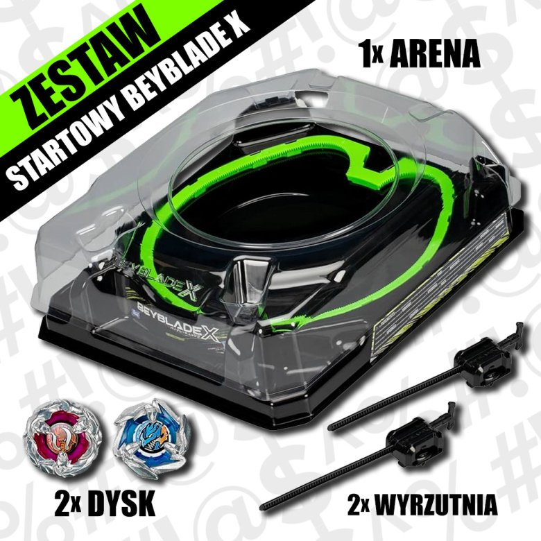 BEYBLADE X B-100 2個セット Beyblade X - Zestaw startowy (+dodatki) > SmieszneItemki